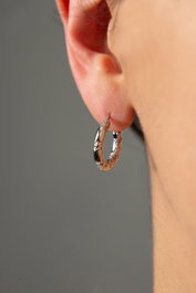 Heliophilia Silver Pendientes de Metal CKP9011 Multicolor